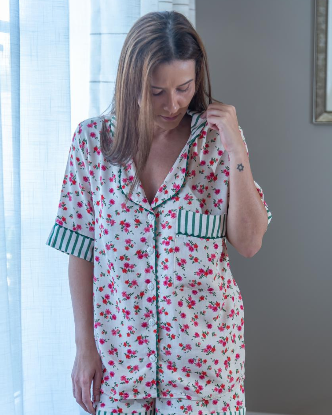 Pijama 3 Peças Bruna